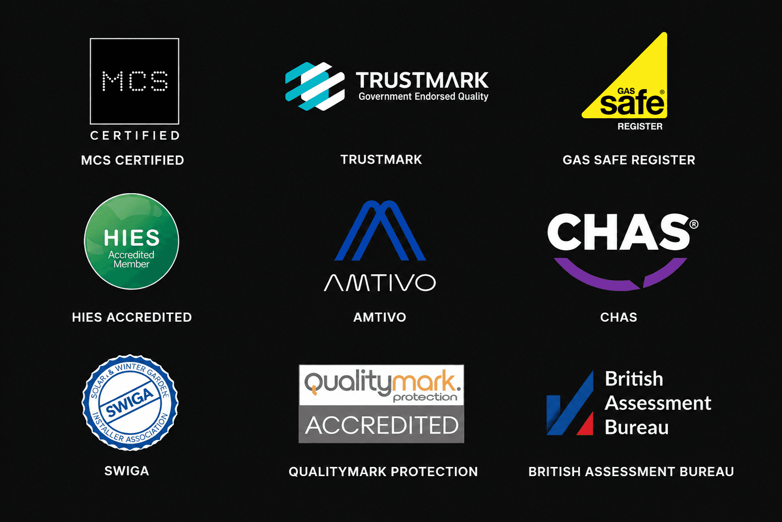 Certified & Accredited Installers